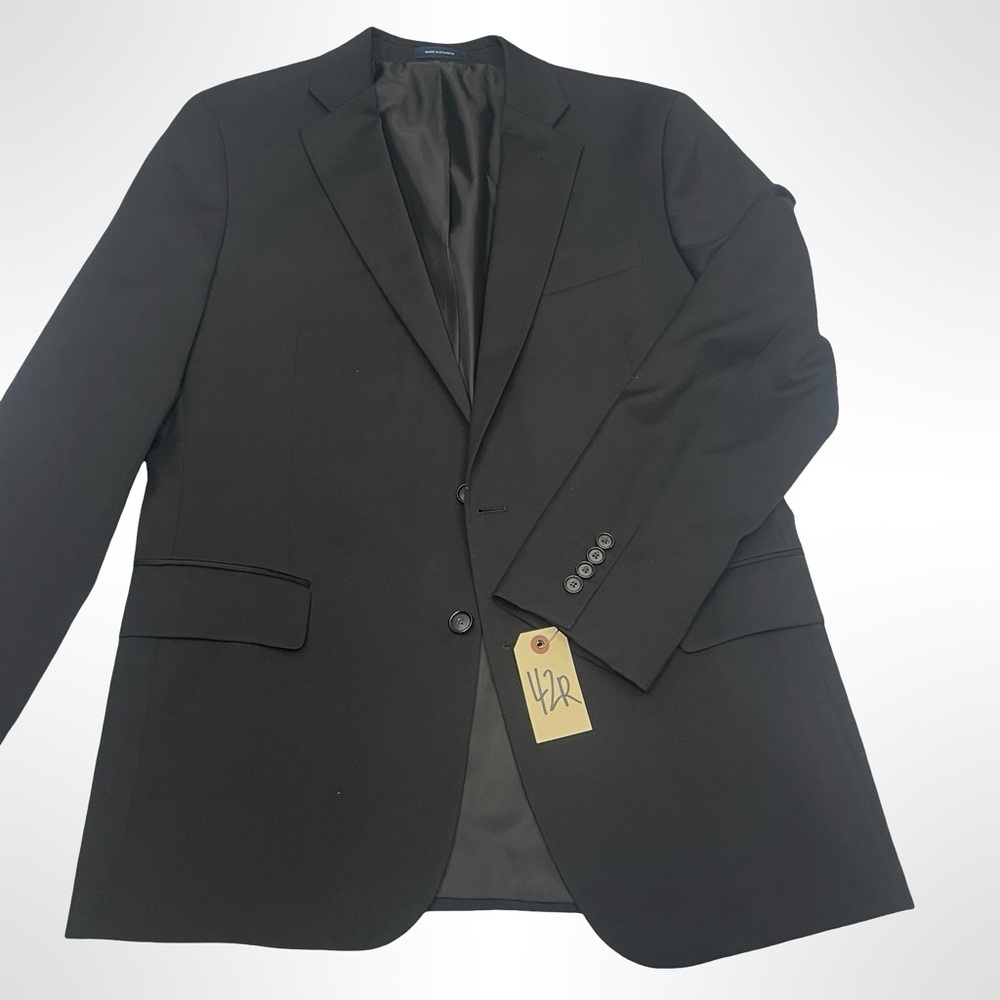 Stafford Classic Fit Black Men's Blazer size 42R - Picture 3 of 6